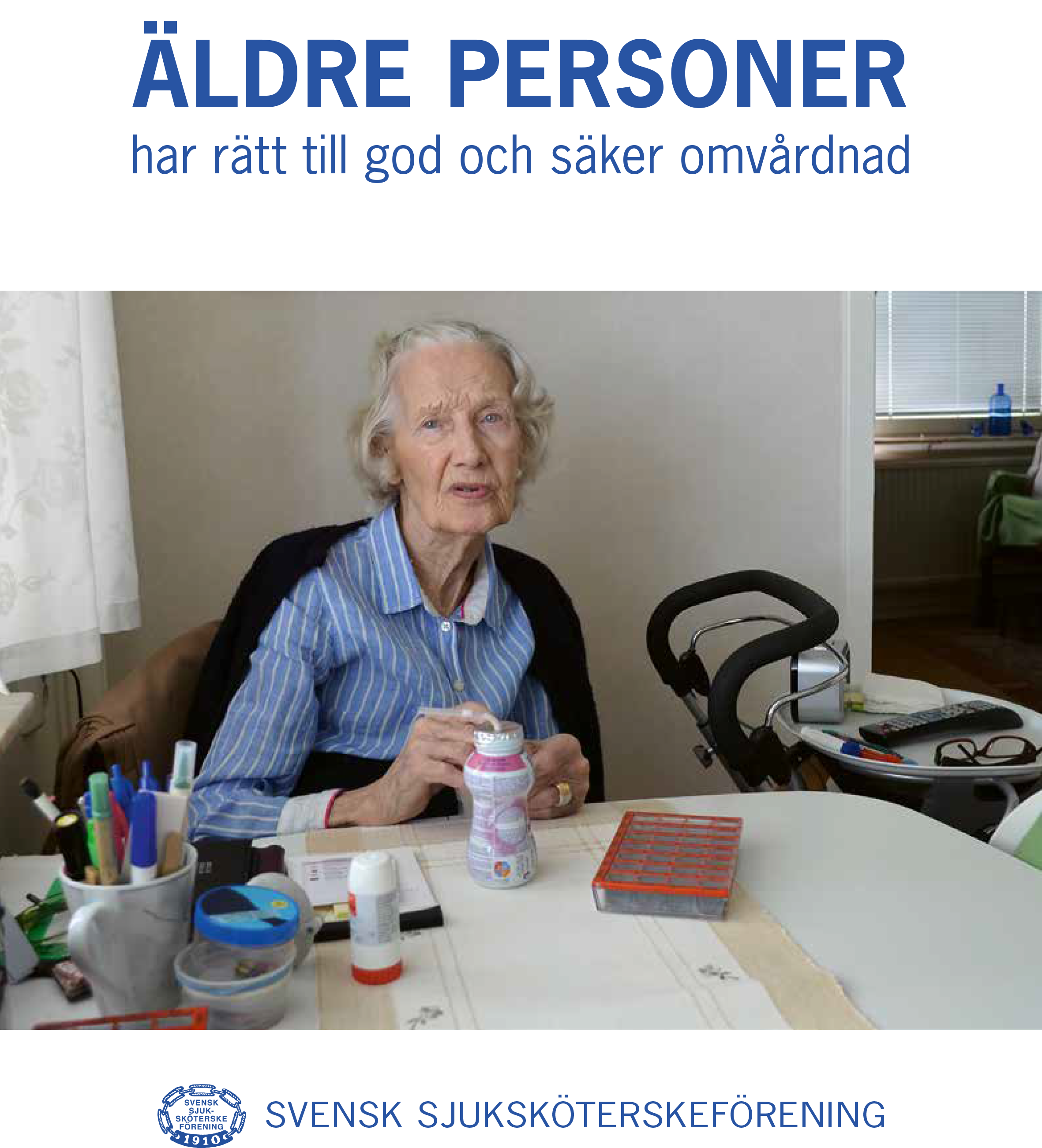 Omslag Äldre personer har rätt till god och säker omvårdnad